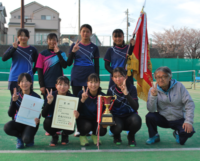 第30回厚木市中学生ソフトテニス大会　女子の部優勝