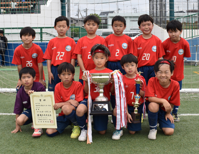 3年生の部優勝 リベルボーラFC A